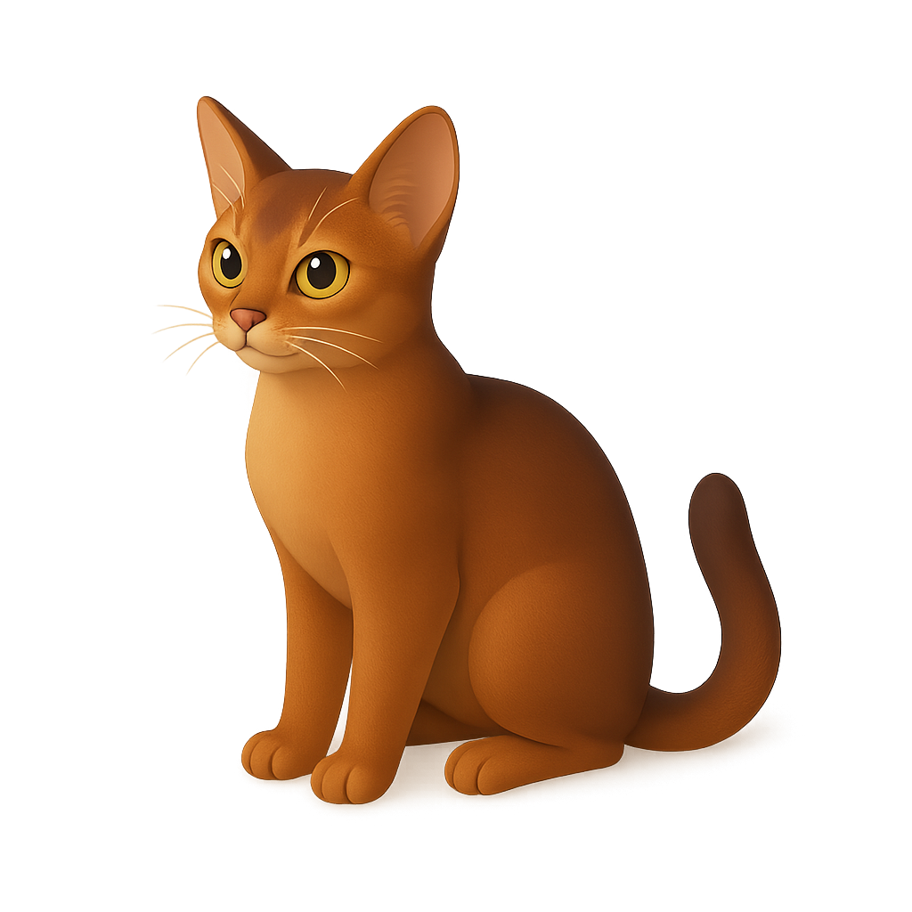 阿比西尼亚猫形象
